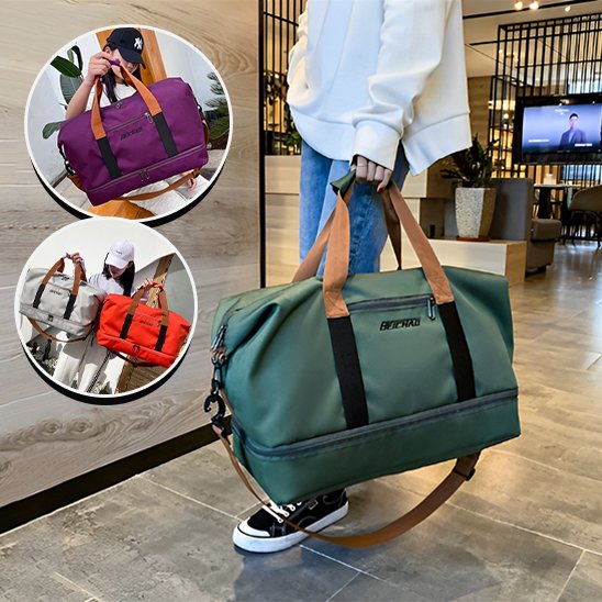 sac de sport finition soignee tissu impermeable