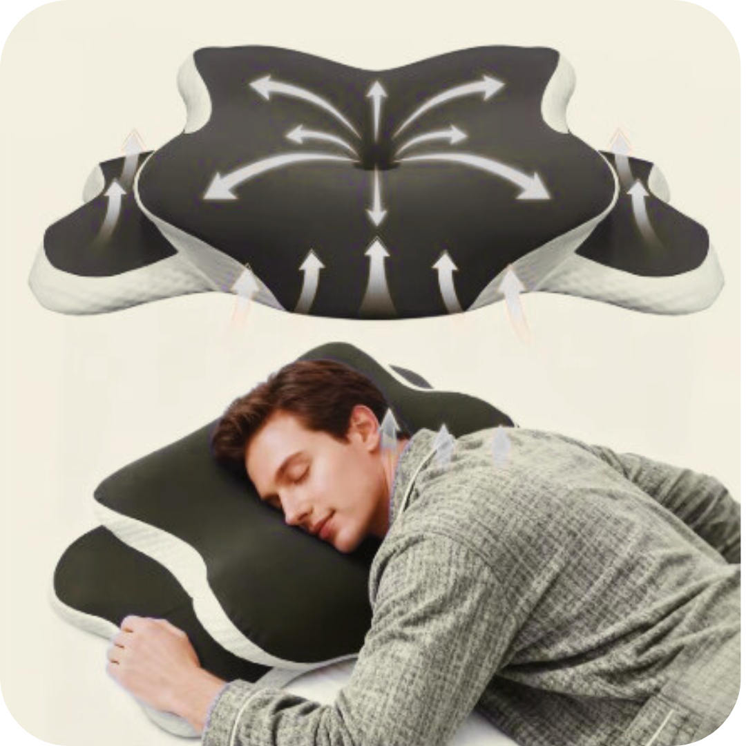 Oreiller à mémoire de forme | Oreiller cervical ergonomique Comfort™