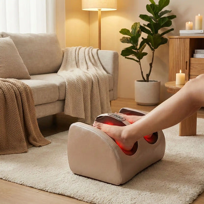 Appareil massage des pieds avec chaleur infrarouge pour améliorer la circulation sanguine