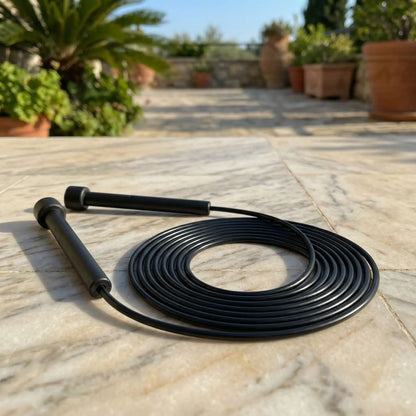 corde à sauter ajustable PVC fitness cardio maison
