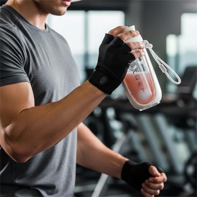 shaker protéine étanche gradué 590 ml sport salle