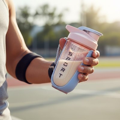 shaker protéine 590 ml poignée antidérapante fitness