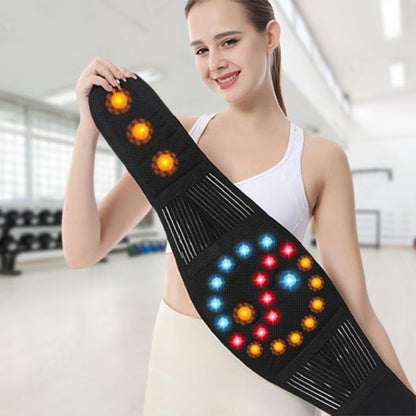ceinture chauffante dos avec système LED et aimants thérapeutiques