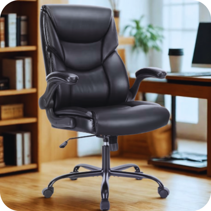 chaise de bureau ergonomique noire pour soulager le dos