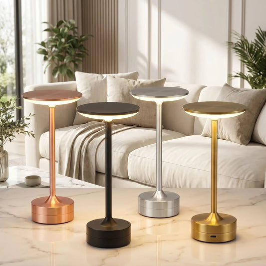 Une lampe élégante, sans fil,