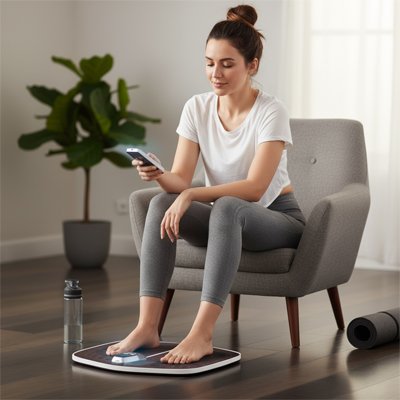 masseur pied utilisé à la maison pour soulager la fatigue des pieds