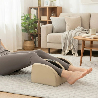appareil massage des pieds design beige dans salon cosy