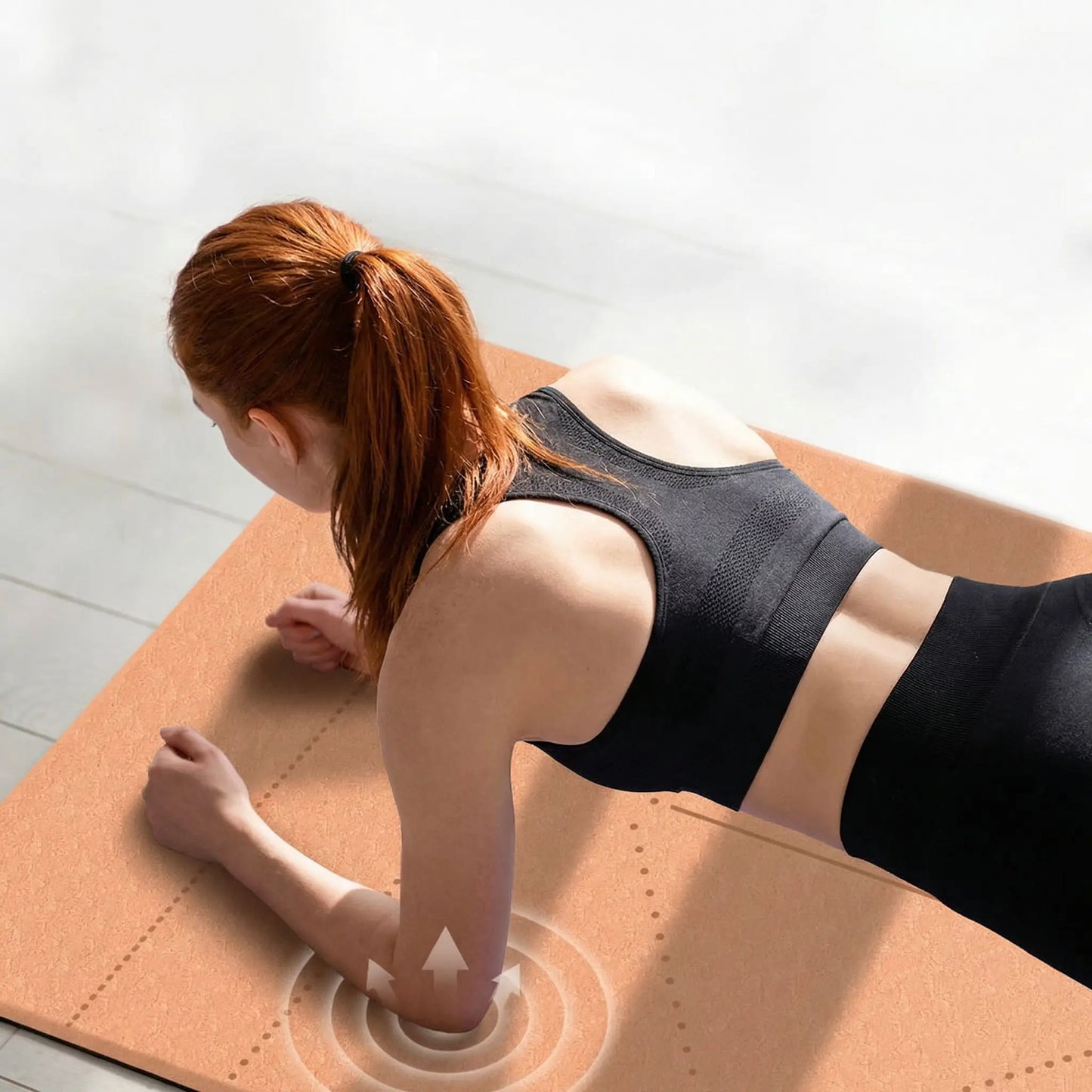 detail resistance pression tapis de yoga antiderapant TPE anti dechirrure