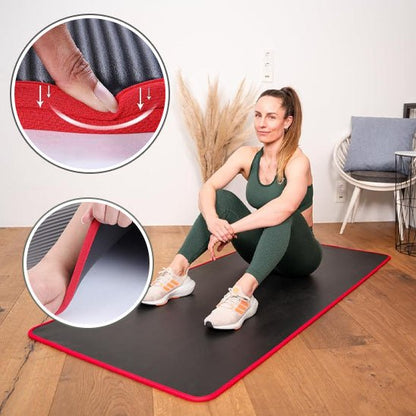 détail surface texturée antidérapante tapis de gym