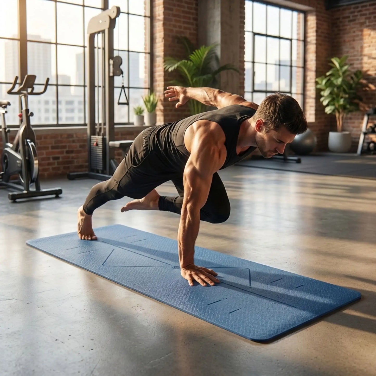 Tapis de Yoga | Antidérapant Pliable