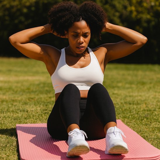 femme sportive allongee sur tapis de yoga fitness en salle