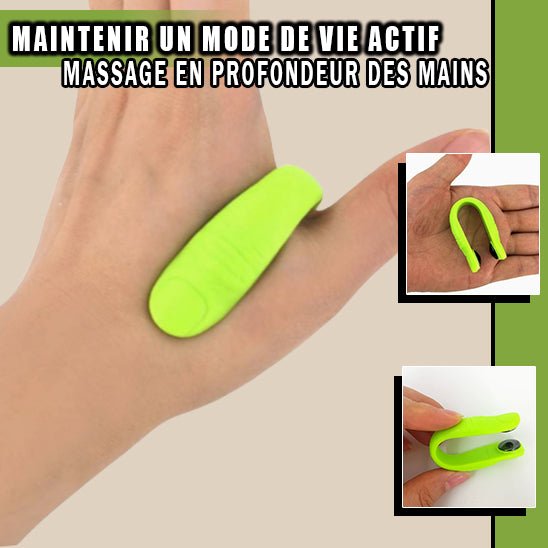 Masseur portatif d'acupression | FingerJoint Soother™ - Zen En Télétravail